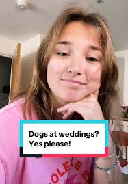 Excited Bride Welcomes Groom and Her Dog at Wedding