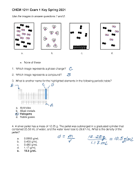 Mar 24, 2021 · exam date : Chem 1211 Exam 1annotated Answer Key Docsity