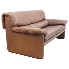 de sede ds 86 two seat sofa in soft thick brown neck leather in 2021 soft leather sofa sofa seating