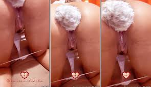 Lilika Teixeira mostrando buceta cheia de porra