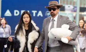 Another time they took a horse carriage ride in the park. Talk Of The Town Nicholas Cage Walks Through New York Airport With His New Girlfriend Riko Shibata Daily Mail Online