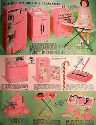 1960 children's play kitchen vintage