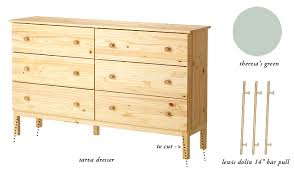 Some dressers have a combination of small and large drawers for diverse storage options in the same piece. Sarah Sherman Samuel Nursery Progress Ikea Hack Diy