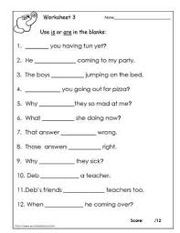 Is Vs Are Worksheet 3 Good Grammar Grammar Worksheets Reading Comprehension Kindergarten