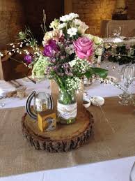 Rustic Country Style Table Decoration Centre Piece At The Great Tythe Barn Tetbury Rustic Table Table Decorations Rustic Chic Living Room