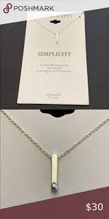 Unwritten Sterling Silver Necklace Sterling Silver Necklace Simple Womens Jewelry Necklace Jewelry Design