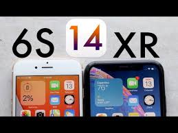 Iphone Xr Vs Iphone 6s On Ios 14 Comparison Youtube