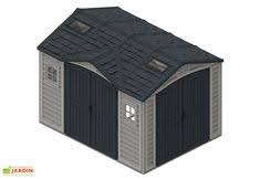 abri de jardin en pvc duramax 8 m apex 10 x 8 gris anthracite abri de jardin abri abri de jardin pvc