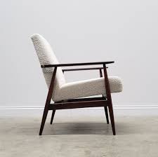 Westelm.com has been visited by 100k+ users in the past month 1960 Henryk Lis Mid Century Armchair In Neutral Boucle Fabric 160790