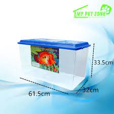 Greenjoy aquarium fish tank thematic decorations accessories kit dinosaur theme decor plastic plants dinosaur world thematic aquaric decor small 11 packs. Plastic Fish Aquarium Plastic Tank Fish Tank 600mm Shopee Malaysia