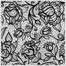 It has realistic transparency and can either be used as a black lace texture or as a transparency map with any other fabric texture or fabric. Lace Flower Shading Png Clipart Art Artwork Design Encapsulated Postscript Flower Free Png Download