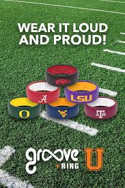 Officially Licensed Ncaa Game Day Collection Over 60 Colleges Will Be Represented In This Amazing Li Silicone Rings Rubber Rings For Men Rubber Rings Wedding