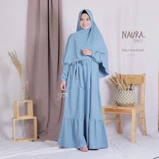 More images for warna biru wardah cocok dengan warna apa » Naura Dress Gamis Syar I Daily Ramadhan Lebaran Remaja Dewasa Real Pict Muslimah Simple Elegan Mewah Soft Purple As Fashion Muslim Official Famous