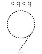 They are the same seven colors that light consists of, that is, violet number 9 template crafts and worksheets for preschool. Number 9 Coloring Pages Twisty Noodle