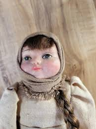 Vintage Guy I Hubert Marysia Little Orphan Girl Doll Poland Cracow