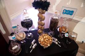Black And Gold Candy Buffet Ideas Black And Gold Old Hollywood Themed Candy Buffet Gold Candy Buffet Candy Buffet Gold Candy