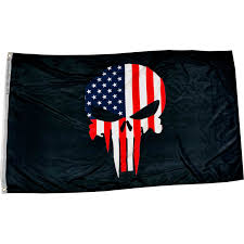 Flagandbanner.com has been visited by 10k+ users in the past month Usa Punisher Flag American Skull Flags For Sale 3 X 5 Ft