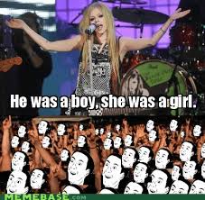 He was a skater boy, she said see ya later boy he wasn't good enough for her she had a pretty face, but her head was up in space she needed to come. Memebase Avril Lavigne All Your Memes In Our Base Funny Memes Cheezburger