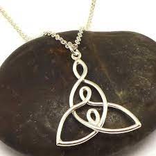Silver Mother And 2 Child Knot Necklace Pendant Gift For Mom Etsy Knot Necklace Daughter Necklace Celtic Tattoo For Women