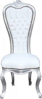 Free shipping on many items | browse your favorite brands. Casa Padrino Baroque Throne Chair Queen Anne White Silver High Back Chair