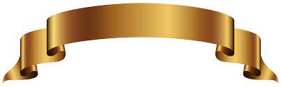 Gold Banner Transparent Png Clip Art Image Canecas Toppers De Bolo Planos De Fundo