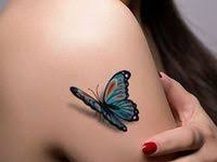 Small tattoo on the foot. 43 65 3d Butterfly Tattoos Ideas 3d Butterfly Tattoo Tattoos Butterfly Tattoo Designs