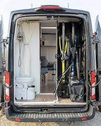 How To Store Your Bikes In Your Diy Van Build Dwnshifters Vanlife In 2021 Build A Camper Van Bike Storage In Van Van Conversion Bike