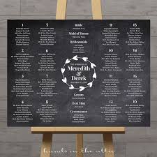 Wedding Table Chart Guest Seating Assignment Printable Chalk Board Guest L Wedding Table Assignments Wedding Table Numbers Chalkboard Chalkboard Seating Charts