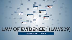 A is charged with murder b. Law Of Evidence By Noraiza Abdul Rahman
