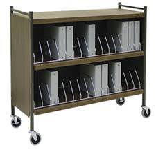 Large Cabinet Style Chart Rack 30 Binder Capacity