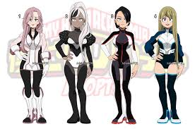 So first off, all of the questions will be the same as my last quiz (create a male character), that ok? Auction Bnha Girls Adoptables 6 Close By Johannafox On Deviantart In 2021 Hero Costumes Black Anime Characters Super Hero Outfits