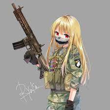 Gun is a weapon that discharges bullets using gunpowder and other forms of pressure at the pull of trigger. Https Danbooru Donmai Us Posts 39 Anime Girls With Guns Facebook