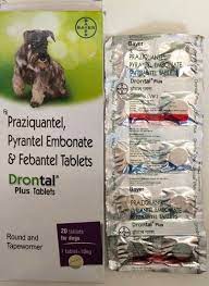 Well, as i understand it febantel is for nematodes like pinworms, well from everything i have read on 20 different websites is that cats cannot get pinworms and that they're more of a human thing. Demorming Drontal Plus Tablets Packaging Size 20 Tablets For Dogs Dosage 1 Tab 10kg Rs 1220 Pack Id 22166083230