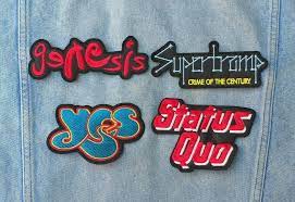 Status Quo Yes Genesis Supertramp King Crimson Mc5 Embroidered Patch Hard Rock Ebay Embroidered Patches King Crimson Hard Rock