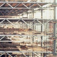 Le Montage De La Structure Termine Vue Cote Nord Georges Pompidou Centre Georges Pompidou Architecture