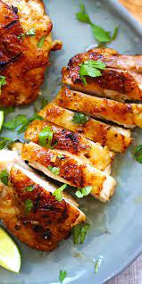 Tequila Lime Chicken Amazing Chicken Marinated With Tequila Lime And Garlic This Tequila Lime Chi Tequila Lime Chicken Lime Chicken Recipes Chicken Recipes