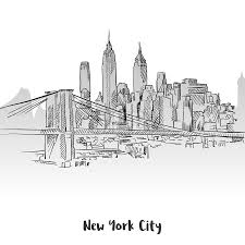 Black And White City Skyline Drawing Hebstreit S Custom Vector Map City Drawing Skyline Drawing City Sketch