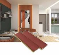 Hot Selling Arc Paneles Decorativos 3D PVC UV WPC Wall Fluted Panels  Interior Wall Panel