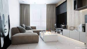 Apartment small modern luxury living room design ideas. Luxury Small Studio Apartment Design Combined Modern And Minimalist Style Decor Looks Stunning Roohome