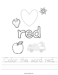 R is for rose coloring page. Red Coloring Pages For Toddlers Coloring Home