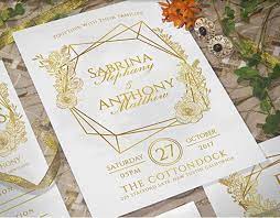 Check Out My Behance Project Geometric Elegant Wedding Invitation Https Www Be Fun Wedding Invitations Wedding Invitations Wedding Invitation Card Design