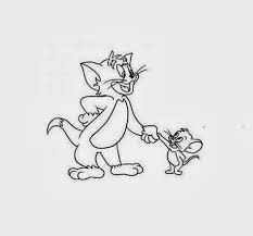 Next, draw two short arms between jerry's head and body. Tom And Jerry Wallpaper Cute Begono Wallpapers