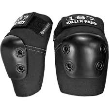 187 Killer Pads Slim Black Elbow Pads Small