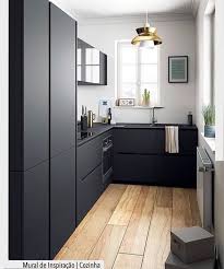 Cozinha Total Black Sobria E Ao Mesmo Tempo Sofisticada Amamos Inspiracao Via Maisinterior In 2020 Modern Kitchen Design Kitchen Design Small Cheap Kitchen Remodel