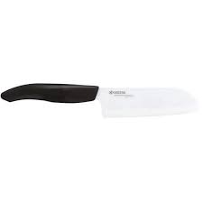 Couteau Modele Santoku Kyocera Ceramique Blanche 11 5cm Taille Taille Unique Couteau De Boucher Et Ceramique