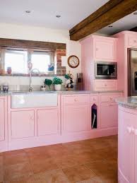 You don't have to live with stock cabinets. Trendsetting Hue Add A Touch Of Pink To Your Kitchen In Style