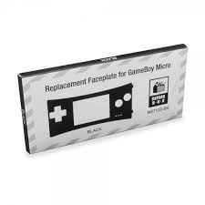 Instantly snap the faceplate on your game boy micro. Replacement Faceplate For Game Boy Micro Black Repairbox Walmart Com Walmart Com