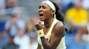 Iva Jovic celebrates after defeating Alex Eala at the US Open