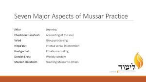 developing mussar class at umjc conference