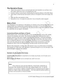 A thesis statement gives your reader a preview of your paper's content by laying out your central idea and expressing an informed, reasoned answer to. Narrative Thesis Statement Nroc Developmental English Foundations